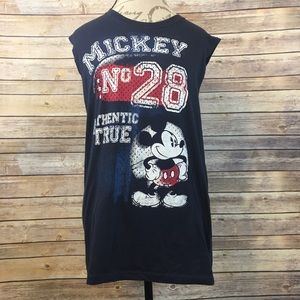 Disney Mickey Mouse Navy sleeveless shirt